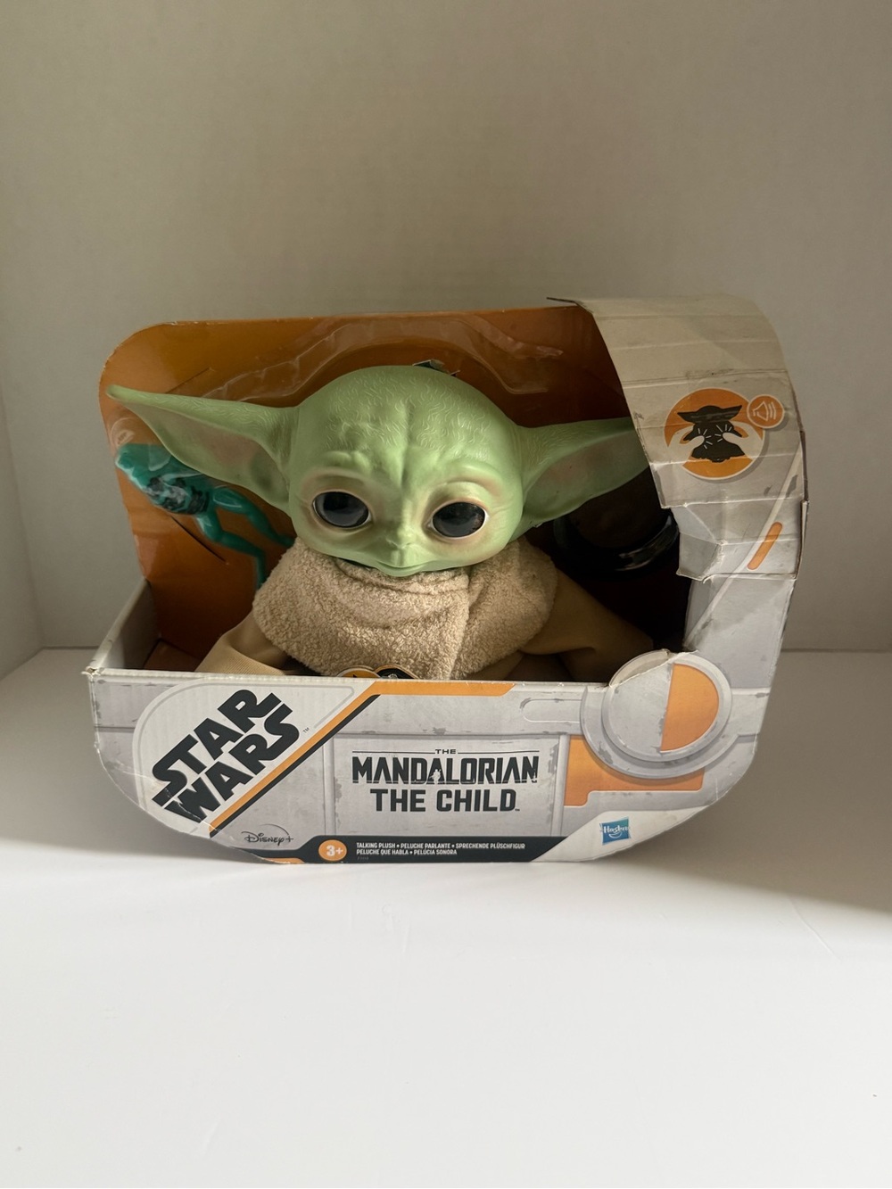 STAR WARS The Mandalorian “The Child” Grogu Talking Plush Toy New in Box